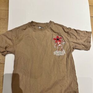 Stranger Things Brown Graphic Tee